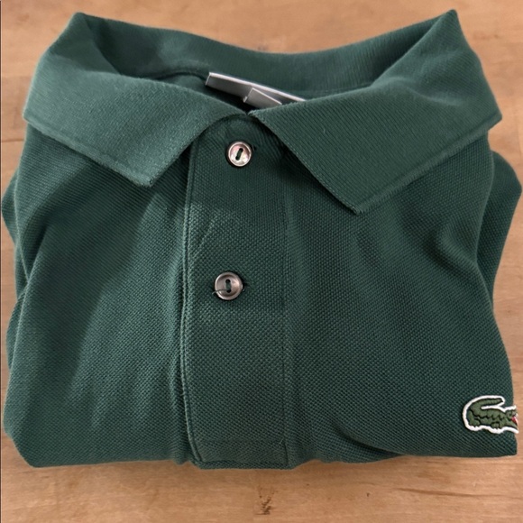 Lacoste Men's Polo Shirt in Forest Green - Picture 4 of 4